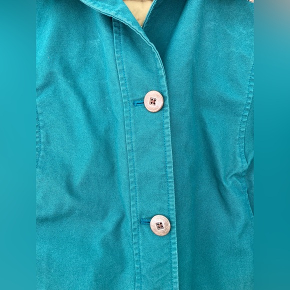 L.L. Bean | Insulated Vintage Green Barn Coat Size Small - Picture 5 of 11